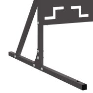 Екран за уединение Черно Стомана