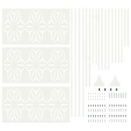 Екран за уединение Бяло Стомана