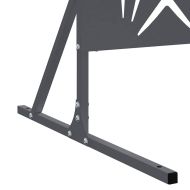 Екран за уединение Антрацит Стомана