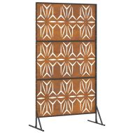 Екран за уединение Сив Стомана