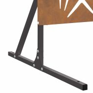 Екран за уединение Сив Стомана