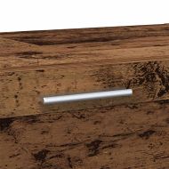 Шкаф за баня с рафт Старо дърво 78 x 37 x 59 cm Инженерно дърво