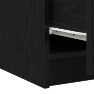 Шкаф за баня с рафт Черния дъб 78 x 37 x 59 cm Инженерно дърво