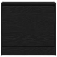 Шкаф за обувки Черния дъб 60 x 21 x 57 cm Инженерно дърво