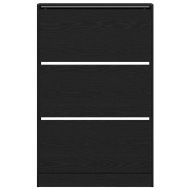 Шкаф за обувки Черния дъб 80 x 21 x 125,5 cm Инженерно дърво