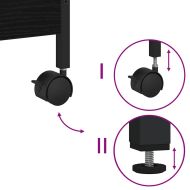 Кухненска количка Черен дъб 50 x 30 x 70 см Инженерно дърво