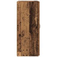 Офис шкаф с рафт Старо дърво 60 x 32 x 77.5 Инженерно дърво