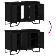 Шкаф за мивка Друг Черния дъб 91 x 35 x 60 см Инженерно дърво