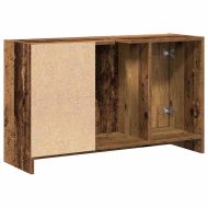 Шкаф за баня с рафт Старо дърво 90 x 29 x 55 см Инженерно дърво