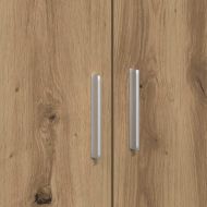 Шкаф за баня с рафт с врата Дъб 90 x 29 x 55 см Инженерно дърво