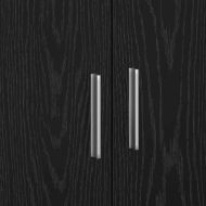 Шкаф за баня с рафт Черния дъб 90 x 29 x 55 см Инженерно дърво