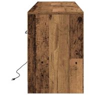 ТВ Единици Кафяво 139,5 x 34 x 50 см Инженерно дърво