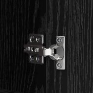 ТВ Единици Черно 139,5 x 34 x 50 см Инженерно дърво