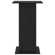 Бар маса с рафт Черния дъб 60 x 60 x 100 см Инженерно дърво