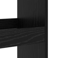 Бар маса с рафт Черния дъб 60 x 60 x 100 см Инженерно дърво