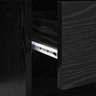 Бюро с чекмедже Черния дъб 90 x 49 x 75 см Инженерно дърво