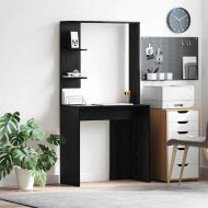 Бюро с рафт Черния дъб 78,5 x 37 x 154,5 см Инженерно дърво