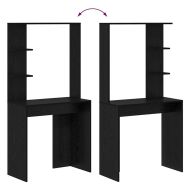 Бюро с рафт Черния дъб 78,5 x 37 x 154,5 см Инженерно дърво