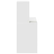 Бюро с рафт Бяло 102 x 50 x 124 см Инженерно дърво