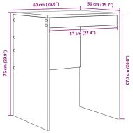 Бюро Циментено сиво 60 x 50 x 76 см