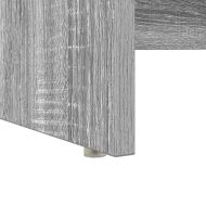 Бюро с чекмедже Сив Сонома 120,5 x 44 x 88,5 см Инженерно дърво