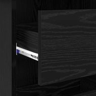 Бюро с чекмедже Черния дъб 90 x 37.5 x 75 см Инженерно дърво