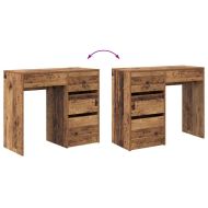 Бюро с чекмедже Старо дърво 90 x 37.5 x 75 см Инженерно дърво