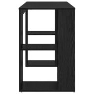 Бюро с рафт Черния дъб 130 x 50.5 x 75 см Инженерно дърво