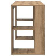 Бюро с рафт Дъб 130 x 50.5 x 75 см Инженерно дърво