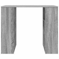 Бюро с рафт Сив Сонома 90 x 50 x 75 см Инженерно дърво