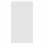 Бюро с чекмедже Бяло 77.5 x 43 x 79 см Инженерно дърво