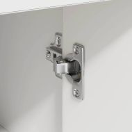 Шкаф с чекмедже Бяло 38 x 34.5 x 75 см Инженерно дърво