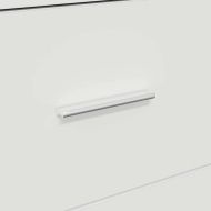 Шкаф с чекмедже Бяло 38 x 34.5 x 75 см Инженерно дърво