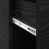 Шкаф с чекмедже Черен дъб 38 x 34.5 x 75 см Инженерно дърво