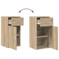 Шкаф с чекмедже дъб сонома 38 x 34.5 x 75 см Инженерно дърво