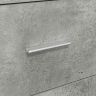 Шкаф с чекмедже Бетонно сиво 38 x 34.5 x 75 см Инженерно дърво