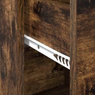 Шкаф с чекмедже Опушен дъб 38 x 34.5 x 75 см Инженерно дърво