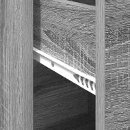 Шкаф с чекмедже Сив сонома 38 x 34.5 x 75 см Инженерно дърво