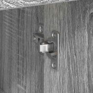 Шкаф с чекмедже Сив сонома 38 x 34.5 x 75 см Инженерно дърво