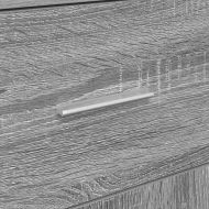 Шкаф с чекмедже Сив сонома 38 x 34.5 x 75 см Инженерно дърво