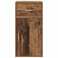 Шкаф с чекмедже Старо дърво 38 x 34.5 x 75 см Инженерно дърво