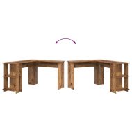 Ъглово бюро Старо дърво 140 x 113,5 x 75 см Инженерно дърво