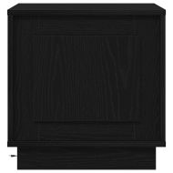 Нощен шкаф с 2 pcs Черно 44 x 34.5 x 45 см Инженерно дърво