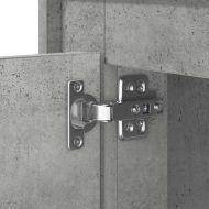 Нощен шкаф с Бетонно сиво 44 x 34.5 x 45 см Инженерно дърво