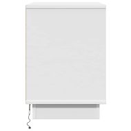 Нощен шкаф 2 pcs Бяло 50 x 34,5 x 50 см. Инженерно дърво