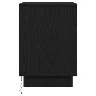 Нощен шкаф 2 pcs Черния дъб 50 x 34,5 x 50 см. Инженерно дърво