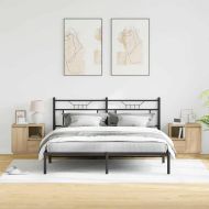 Нощен шкаф 2 pcs Сонома дъб 50 x 34,5 x 50 см. Инженерно дърво