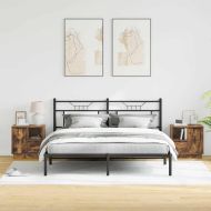 Нощен шкаф 2 pcs Димян дъб 50 x 34,5 x 50 см. Инженерно дърво