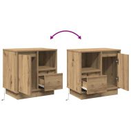 Нощен шкаф 2 pcs Дъб 50 x 34,5 x 50 см. Инженерно дърво