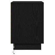 Нощен шкаф 2 pcs Черния дъб 39 x 34,5 x 50 см Инженерно дърво